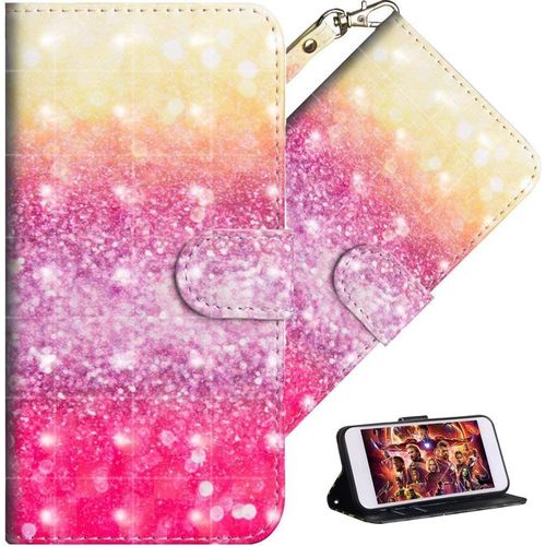 Coque Xiaomi Redmi 9t,Etui Housse Pour Xiaomi Redmi 9t Coque 3d Paillette Paillon Fleur Pu Cuir Flip Wallet Coquille Couverture Pour Xiaomi Redmi 9t,Yx Beige Sand