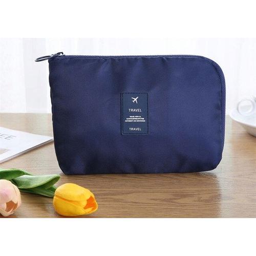 Deep Blue Style Data Bag Ensemble de voyage 9 pieces