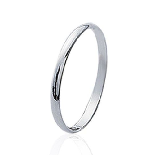 Bague Alliance Fine Mariage Femme - Argent Massif 925 - Anneau Classique