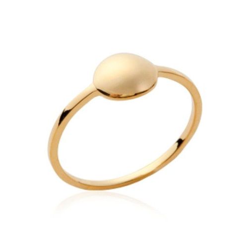 Bague Alliance Mariage Ronde Femme - Plaqué Or Jaune 18 Carats
