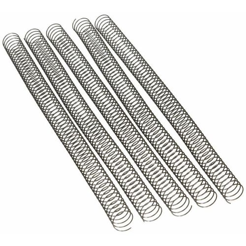 Fellowes - 16 mm - A4 (210 x 297 mm) - 120 feuilles - noir - 25 unités spirale de reliure - pour Fellowes Metal 50R, Metal Quasar