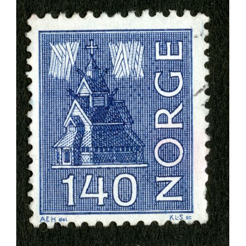 Timbre Oblitéré Norge, 140