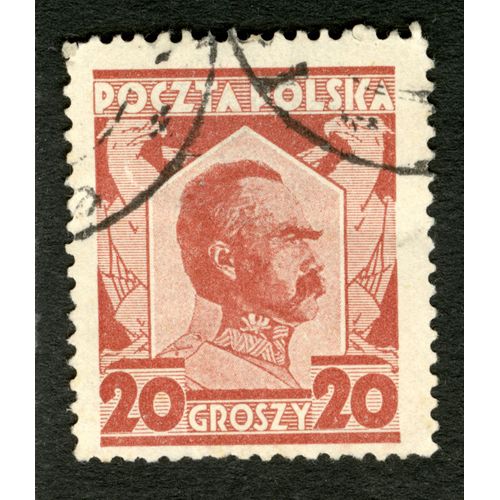 Timbre Oblitéré Poczta Polska , 20 Groszy