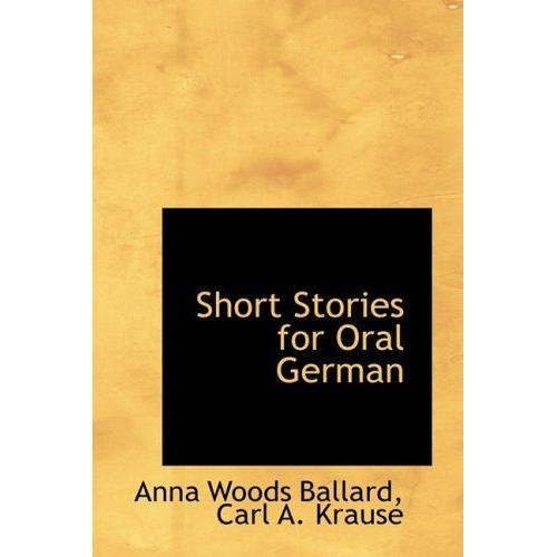 Short Stories For Oral German