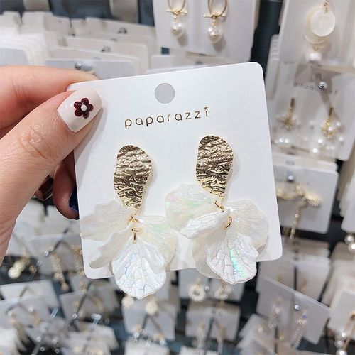 Boucles D'oreilles En Coquillage Pour Femmes, Pendantes, En Forme De Plante, Tendance, 2019