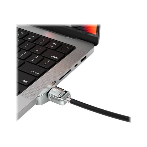Compulocks Ledge Lock Adapter for MacBook Pro 14" M1, M2 & M3 - Adaptateur à fente de verrouillage pour la sécurité - avec serrure à clé - pour Apple MacBook Pro 14.2 in (M1, M2, M3)