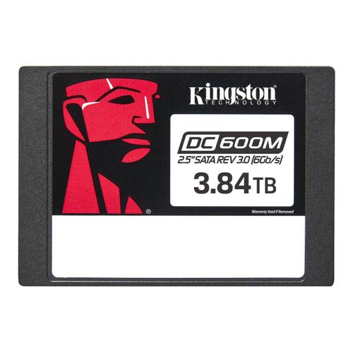 Kingston DC600M - SSD - Mixed Use - 3.84 To - interne - 2.5" - SATA 6Gb/s