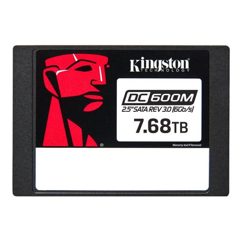 Kingston DC600M - SSD - Mixed Use - 7.68 To - interne - 2.5" - SATA 6Gb/s
