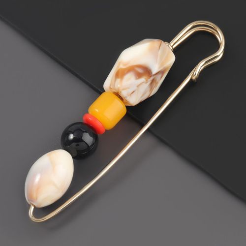 Broche En Résine Et Métal Pour Femmes, Accessoire De Bijouterie Populaire, Nouvelle Collection 2021