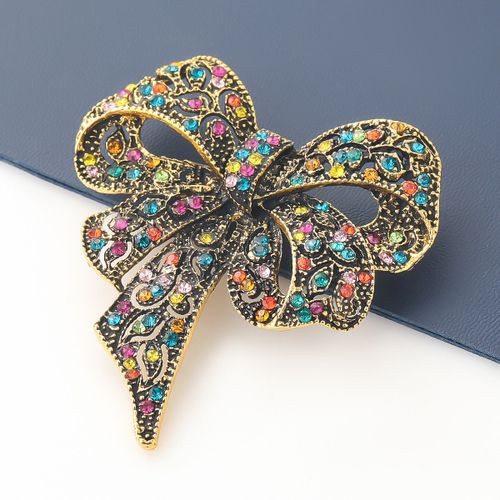 Broche En Métal Strass Pour Fille, Jolie Épingle Pop, Accessoires De Fête Du Campus