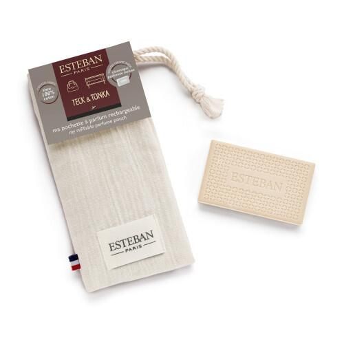 Sachet parfumé rechargeable Teck&Tonka - Esteban Paris