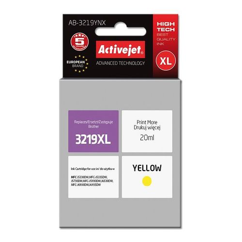 Activejet AB-3219YNX cartouche d'encre Compatible Jaune 1 pièce(s)