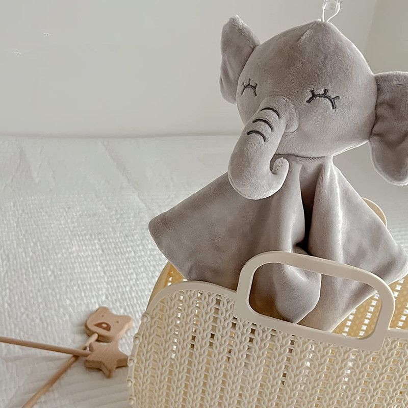 Doudou Personnalisé Fille, Éléphant Doudou Bébé Garçon, 100% Velours De  Polyeste