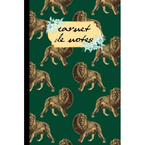 Carnet De Notes: Cahier De Notes De Luxe|100 Pages 6x9|Joli Notebook Journal Ligné Passion Afrique Nature Animaux