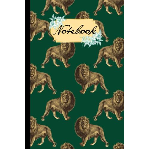 Notebook: Luxury Notebook|100 Pages 6x9|Pretty Notebook Journal Lined Passion Africa Nature Animals