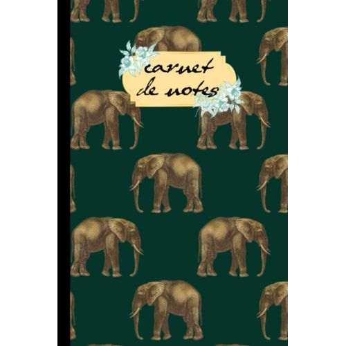 Carnet De Notes: Cahier De Notes De Luxe|100 Pages 6x9|Joli Notebook Journal Ligné Passion Afrique Nature Animaux