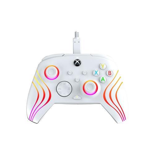 Manette Pdp Pdp Manette Filaire Xbox Afterglow Blanc