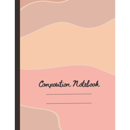 Pastel Colors: Abstract Boho Notebook Aesthetic Boho Style Composition Notebook