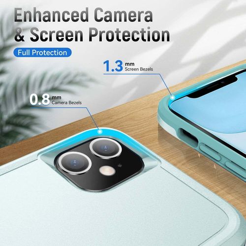Coque Pour Iphone 11, Housse Armure Protection De Antichoc Anti-Rayures Coque Etui Pour Apple Iphone 11 6.1 Pouces£¿Vert£©