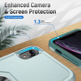 Coque Pour Iphone Xr, Housse Armure Protection De Antichoc Anti-Rayures Coque Etui Pour Apple Iphone Xr 6.1 Pouces£¿Vert£©