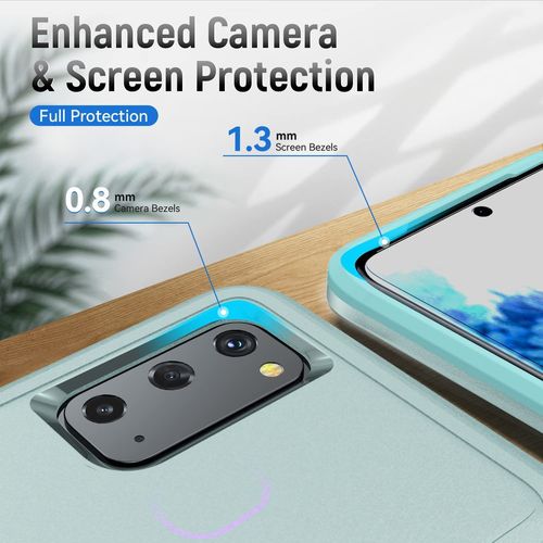 Coque Pour Galaxy S20,Galaxy S20 5g Housse Armure Protection De Antichoc Anti-Rayures Coque Etui Pour Samsung Galaxy S20 4g/S20 5g£¿Vert£©