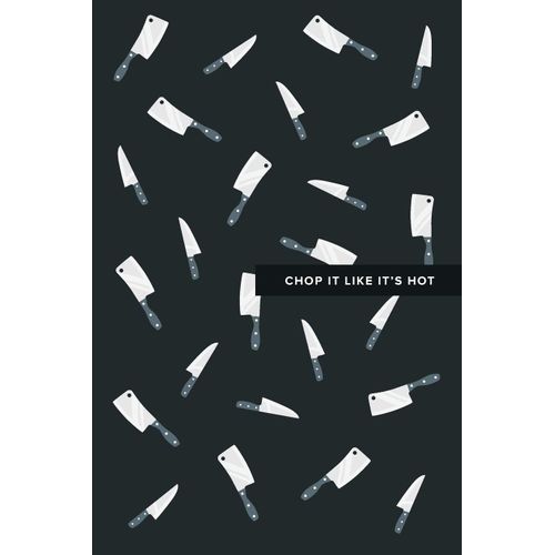 Chop It Like It's Hot: 6x9, 120 Page, Dot Grid Notebook, Journal, Composition Notebook, Sketch Pad, Lettering Book, Work Book