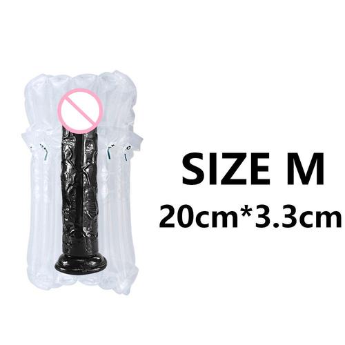 Gode Réaliste Avec Ventouse Super Forte Érotique Gelée Gode Jouets Sexuels Pour Femme Pénis Artificiel G-Spot Simulation,Godemichets,Gode Xxl,Gode Ventouse,Godes Vaginales,Sexetoys Suceur Homme,Gode Pour Homme,Erotic,Black M