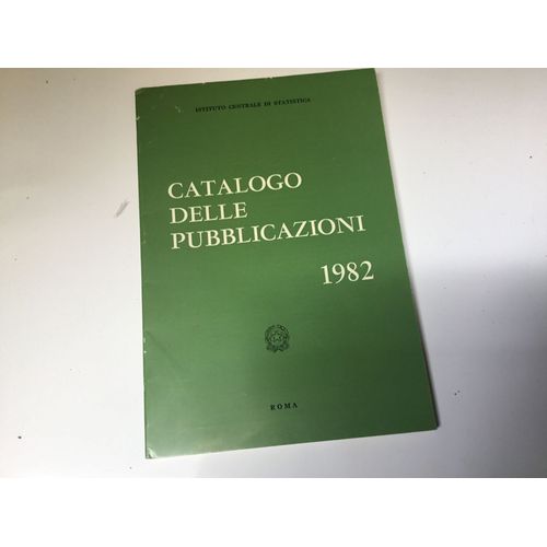 Catalogo Delle Pubblicazioni 1982