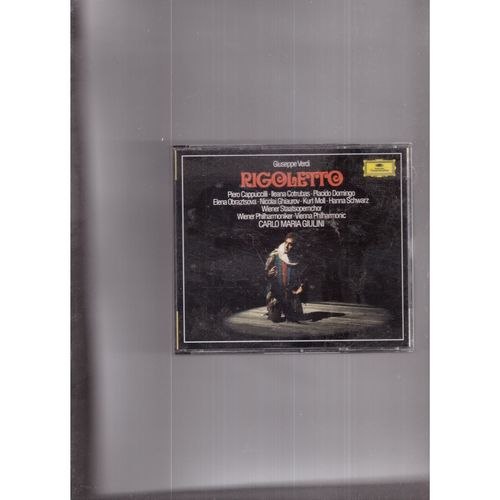 Rigoletto Piero Cappuccilli- Ilena Cotrubas - Placido Domingo- Elena Obraztsova- Nicolai Ghiaurov- Kurt Moll- Hanna Schwarz -Carlo Maria Giulini 3cd