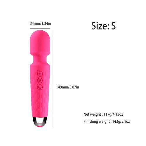 Vibromasseurs De Baguette De Clitoris Injuste Pour Femmes, Mini Vibration, Vagin, Continents, Masseur De Point G, Anciers Av, Mastyellar Ator, Jouets Sexuels Pour Femmes,Rose Red-S