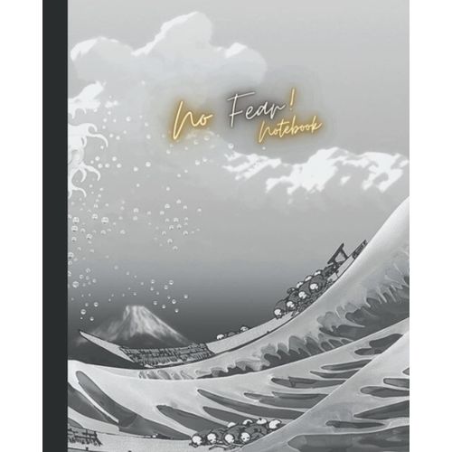 The Great Wave Off Kanagawa Notebook - Composition Styled - Wide Ruled Lined Paper Notebook - Note Taking, To - Do List, Journaling(7.50x9.25)