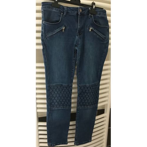 Jean Slim Fit Femme Taille 40 Bleu Zara Woman