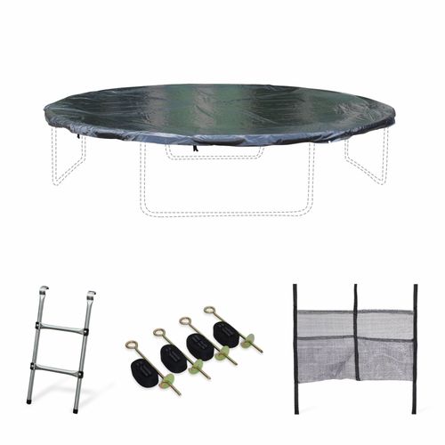 Pack Accessoires Pour Trampoline Ø 430 Cm Vénus / Sagittaire / Vénus Inner - Échelle. Bâche De