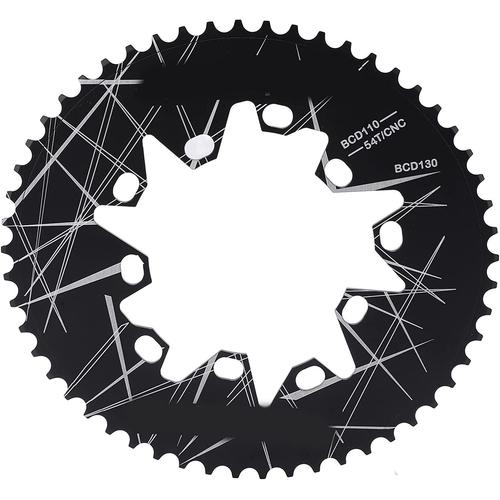 110/130mm Bcd Ovale Plateau 54t Étroit Large Plateau Pour 7 8 9 10 Vitesse Route Vélo Pliant