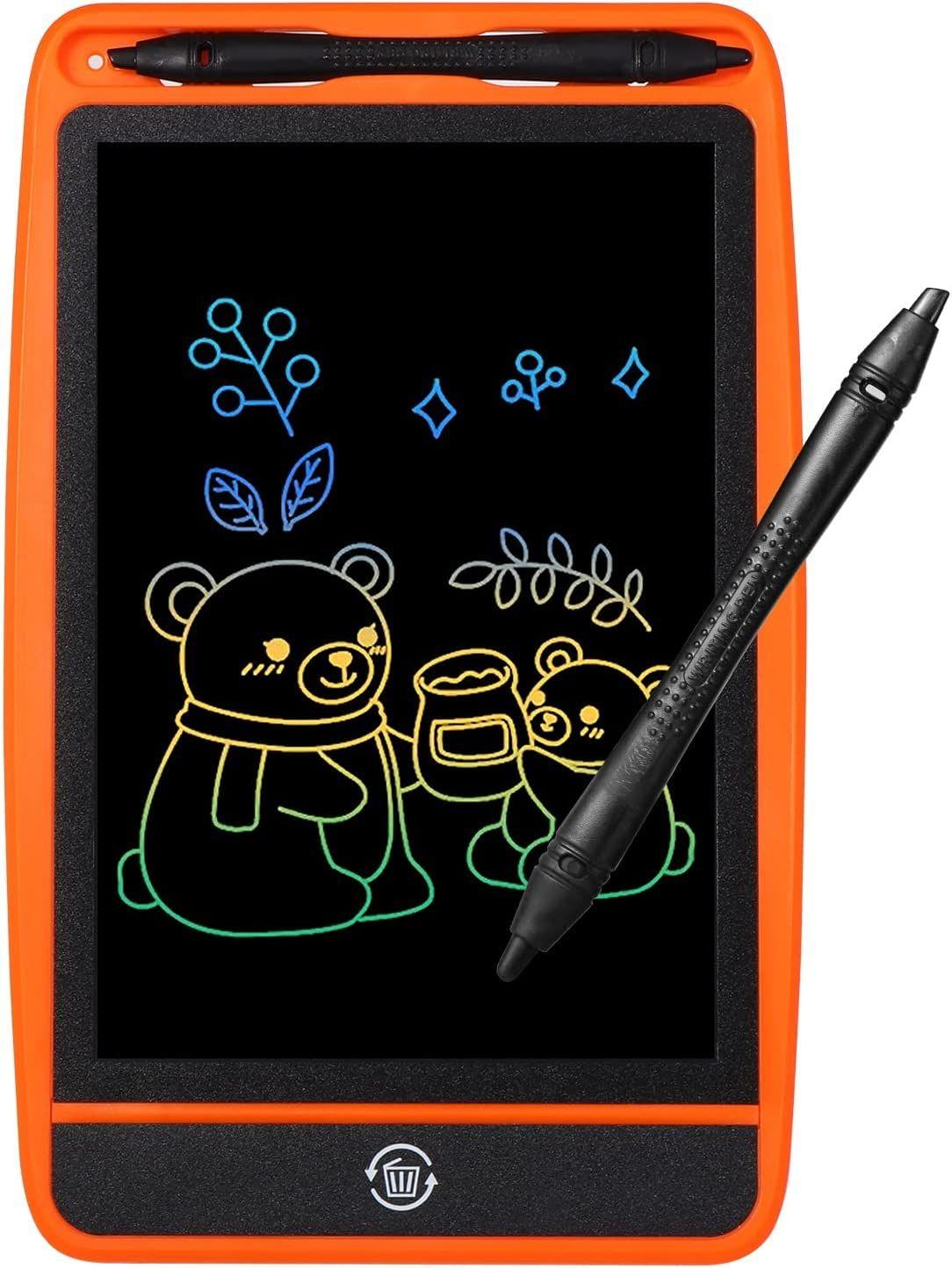 Lot de 2 Ardoises Tablette graphique LCD pour enfants, 10 pouces