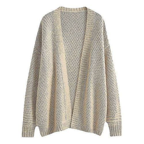 Pull Couverture Surdimensionné Pull Cardigan En Tricot À La Main Haussement D'Épaules Pull Pour Femmes