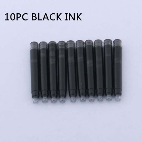 Stylo Plume En Plastique Avec Gros Clip,Stylos À Encre À Plume Courbée,Fournitures De Bureau,Papeterie,Corps Long,Noir,Rouge,2022mm,0.38mm,Nouvelle Mode,0.5 - Type Black-Bend Nib
