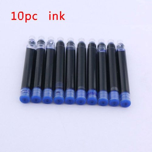 Stylo Plume En Plastique Avec Gros Clip,Stylos À Encre À Plume Courbée,Fournitures De Bureau,Papeterie,Corps Long,Noir,Rouge,2022mm,0.38mm,Nouvelle Mode,0.5 - Type Blue-Bend Nib