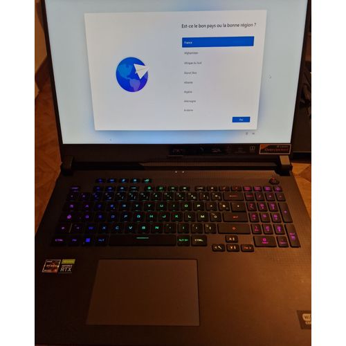 ASUS ROG STRIX-G17 G713QR-K4009W - 17.3" AMD Ryzen 9 5900HX - 3.3 Ghz - Ram 32 Go - SSD 1 To