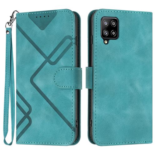 Coque Etui Rabat Pour Samsung Galaxy A42 5g,Portefeuille Étui Housse En Cuir Protection Pour Samsung Galaxy A42 5g,Antichoc Magnétique Housse,Vert