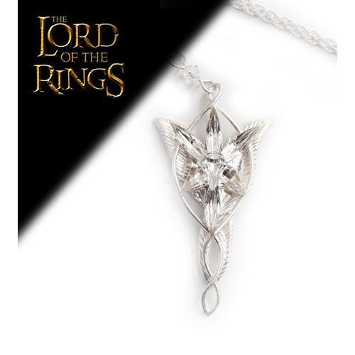 Le Seigneur des Anneaux Arwen Pendentif Etoile du Soir - Argent Massif Bijou NV2770 Repliksword