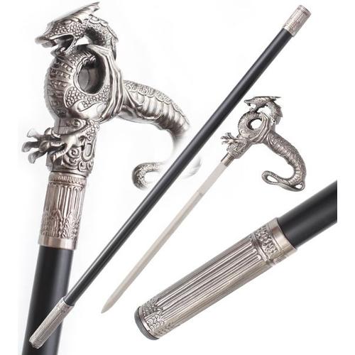 Canne Epee - Dragon Canne de Marche Repliksword