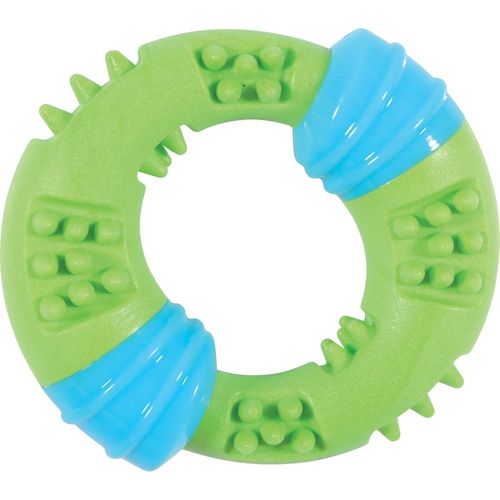 Jouet Anneau Sunset 15 Cm Vert Pour Chien