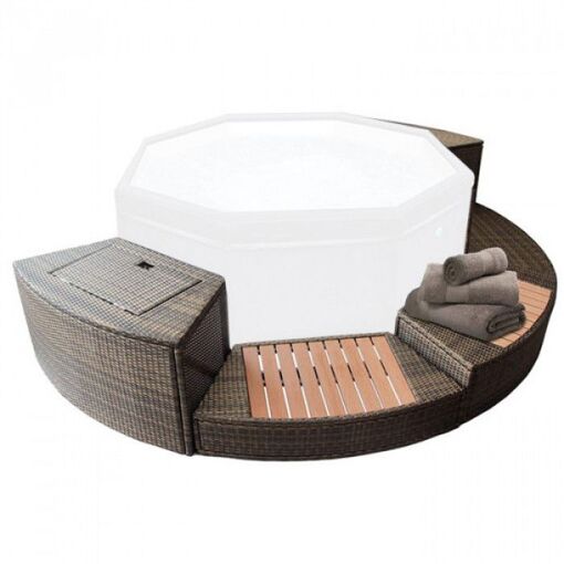 Mobilier Design Spa semi-rigide Octopus Netspa PVC tressé - Diamètr...