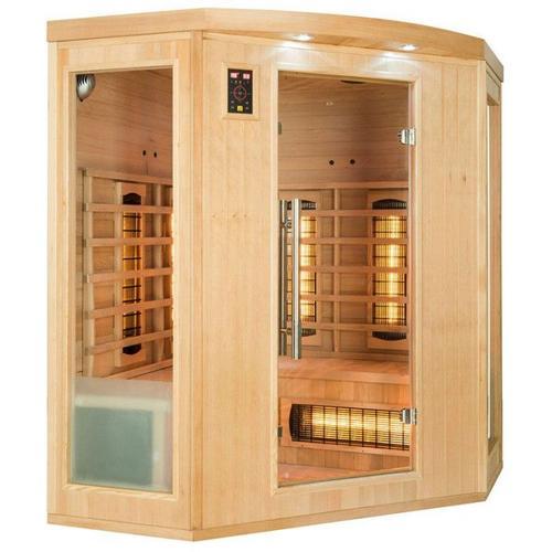 France Sauna Apollon Infrarouge quartz 3/4 places angulaire