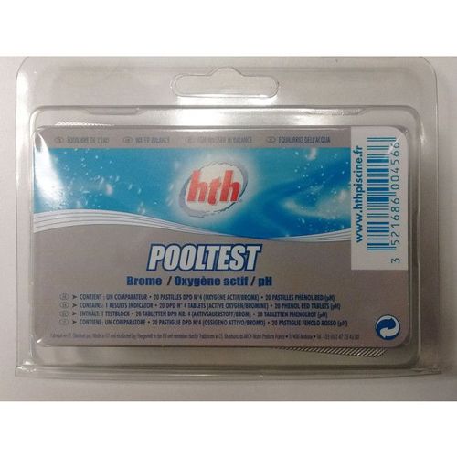 Trousse d'analyse Oxyg?ne actif / Brome / pH HTH