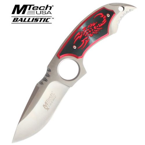 Couteau Scorpion Rouge Xtreme Ballistic MX-8078SBR Couteau Fantasy Repliksword