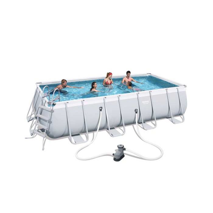 Piscine tubulaire rectangle power steel 5.49 x 2.74 x h.1.22