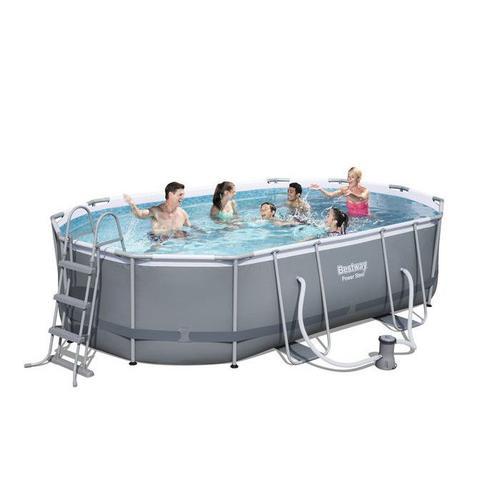 Piscine hors sol Power Steel ovale 488 x 305 x 107 cm