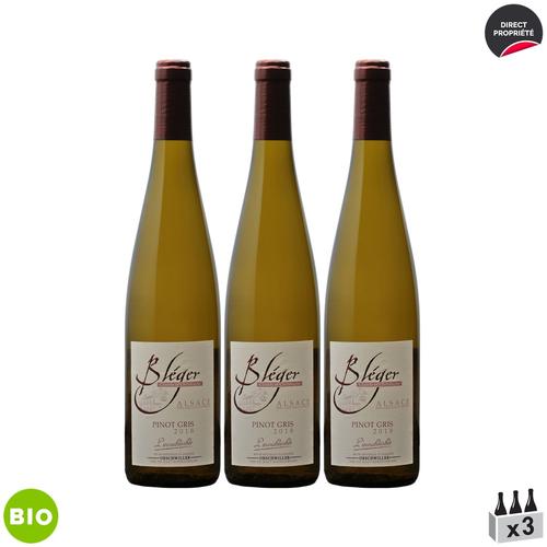 Domaine Claude Et Christophe Bléger Alsace Pinot Gris L'inoubliable Blanc 2018 X3